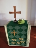 Altar in  grün